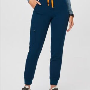 NWT Figs High-Waisted Zamora Joggers in Deep Reef (Color sold out) M Regular